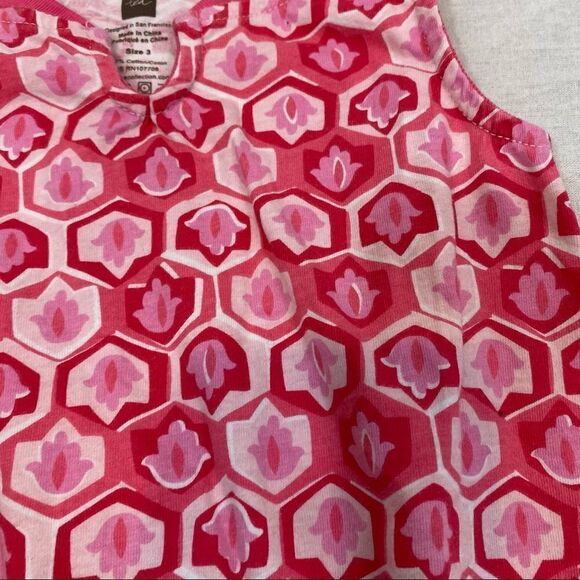 Girls‎ Tea “Fatima” Pink Drop Waist Dress Size 3 - Picture 8 of 10